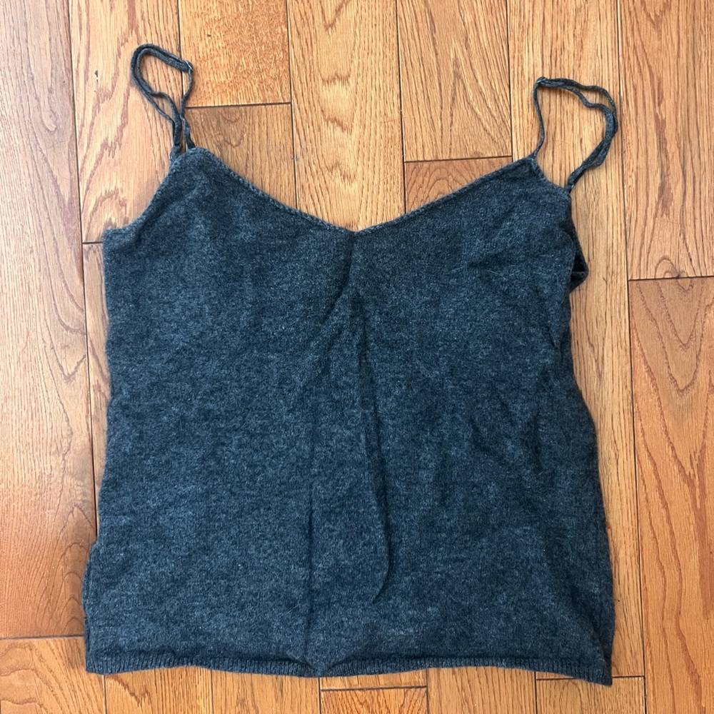 Cashmere tank top
